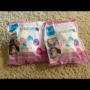 Brand new MAM bundle. Anti colic bottles (2), pacifiers(4)Newborn.